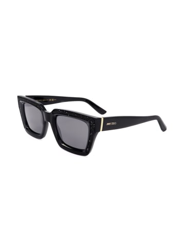 Jimmy Choo Damskie okulary przeciwsłoneczne w kolorze czarnym
