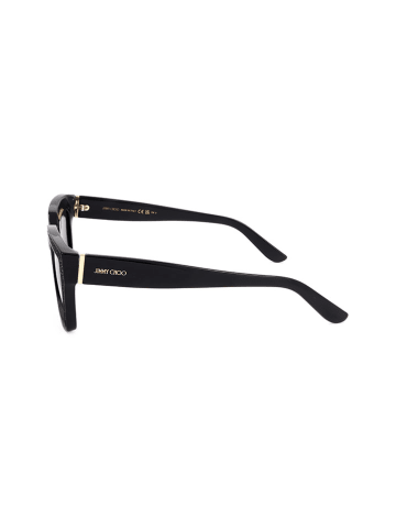 Jimmy Choo Damskie okulary przeciwsłoneczne w kolorze czarnym
