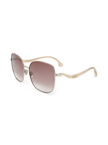 Jimmy Choo Damen-Sonnenbrille in Gold/ Rosa