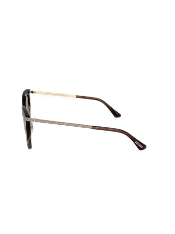 Jimmy Choo Dameszonnebril zwart-bruin/goudkleurig