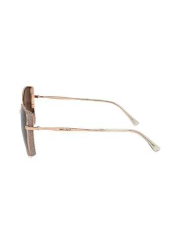 Jimmy Choo Damskie okulary przeciwsłoneczne w kolorze złoto-czarnym