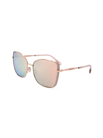 Jimmy Choo Damskie okulary przeciwsłoneczne w kolorze jasnoróżowym