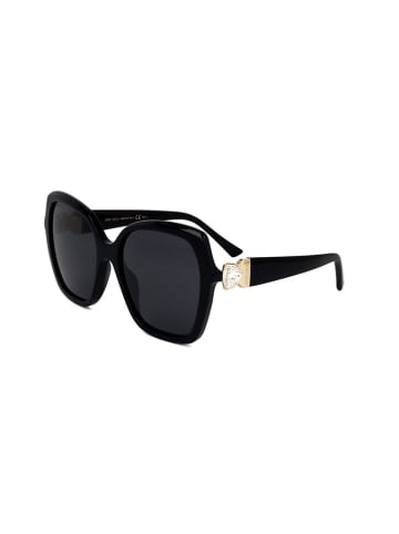 Jimmy Choo Damskie okulary przeciwsłoneczne w kolorze czarnym