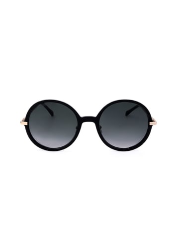 Jimmy Choo Damen-Sonnenbrille in Schwarz-Gold/ Dunkelblau