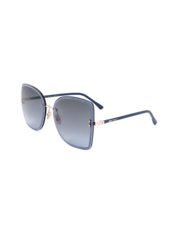 Jimmy Choo Damskie okulary przeciwsłoneczne w kolorze niebieskim