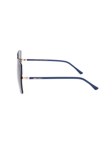 Jimmy Choo Damskie okulary przeciwsłoneczne w kolorze niebieskim
