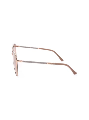 Jimmy Choo Damskie okulary przeciwsłoneczne w kolorze jasnoróżowym