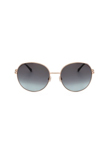 Jimmy Choo Damen-Sonnenbrille in Gold/ Dunkelblau