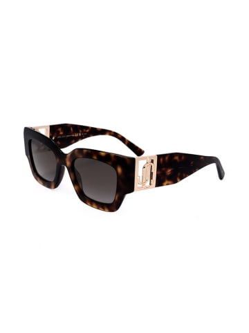Jimmy Choo Damen-Sonnenbrille in Havana/ Schwarz