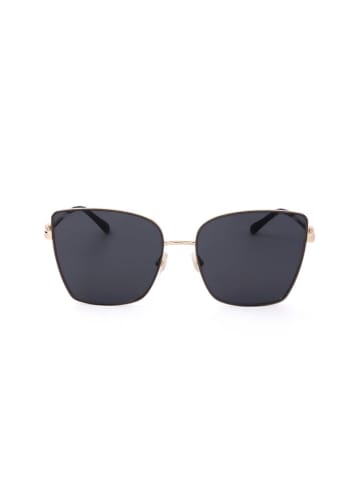 Jimmy Choo Damen-Sonnenbrille in Gold/ Dunkelblau