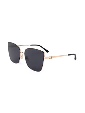 Jimmy Choo Damskie okulary przeciwsłoneczne w kolorze złoto-granatowym