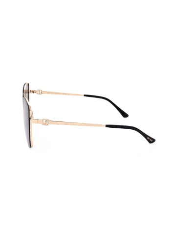 Jimmy Choo Damskie okulary przeciwsłoneczne w kolorze złoto-granatowym