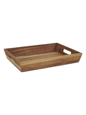 Ethnical Life Tablett in Natur - (L)32 x (B)23 cm