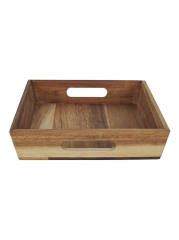 Ethnical Life Tablett in Natur - (L)32 x (B)23 cm
