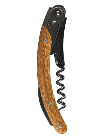Ethnical Life Flaschenöffner in Natur/ Schwarz - (L)26,5 cm