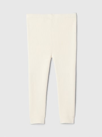 GAP Legginsy w kolorze kremowym