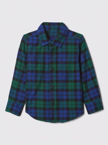 GAP Blouse donkerblauw/groen