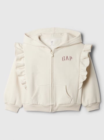 GAP Sweatjacke in Creme