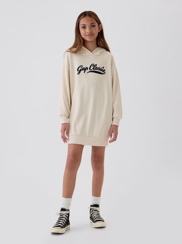 GAP Hoodiejurk crème