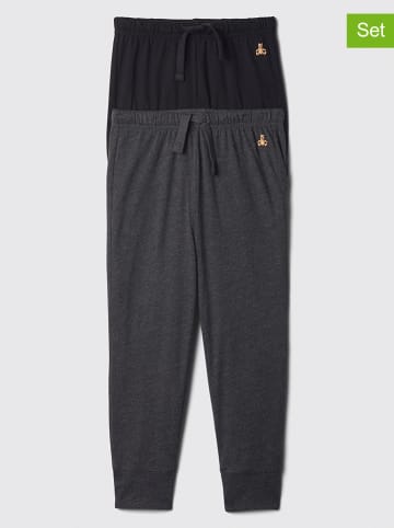 GAP 2-delige set: sweatbroeken antraciet/zwart