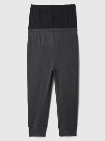 GAP 2-delige set: sweatbroeken antraciet/zwart