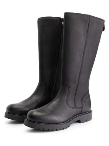 TRAVELIN' Leder-Stiefel "Brusand" in Schwarz