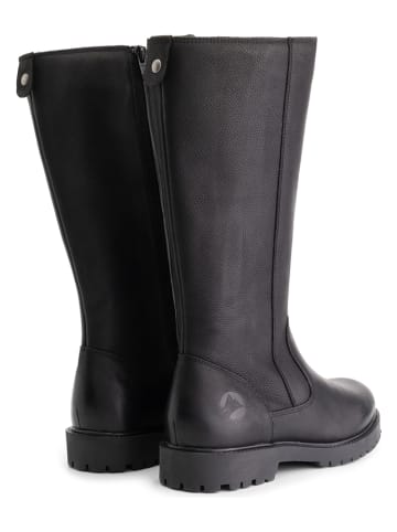 TRAVELIN' Leder-Stiefel "Brusand" in Schwarz