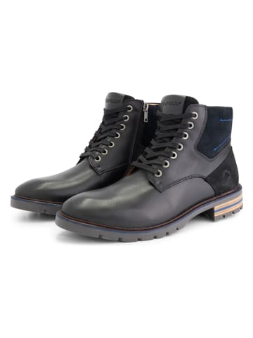 TRAVELIN' Leder-Boots "Harrington" in Schwarz