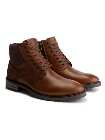 TRAVELIN' Leder-Boots "Harrington" in Hellbraun