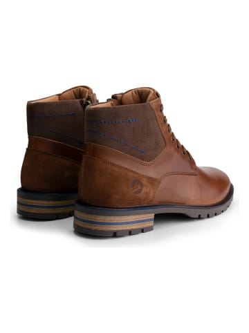 TRAVELIN' Leren boots "Harrington" lichtbruin
