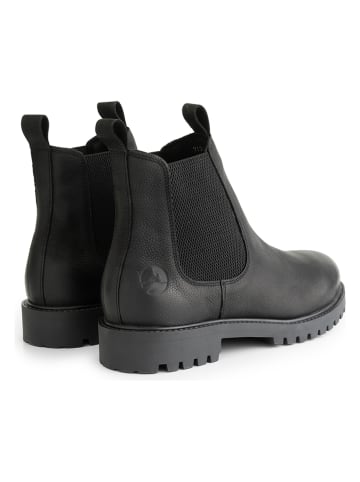 TRAVELIN' Leder-Chelsea-Boots "Risor" in Schwarz