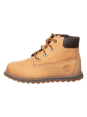 Timberland Leder-Boots "Pokeypine 6In" in Hellbraun