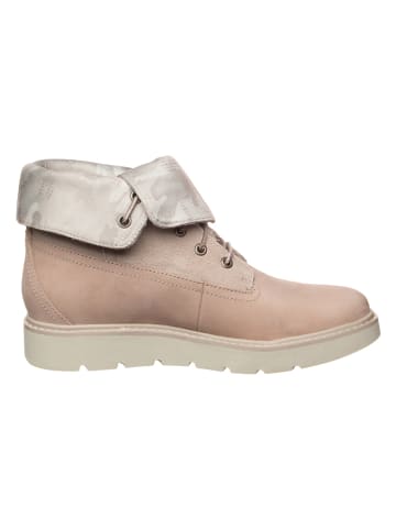 Timberland Skórzane botki "Keninstin" w kolorze beżowym