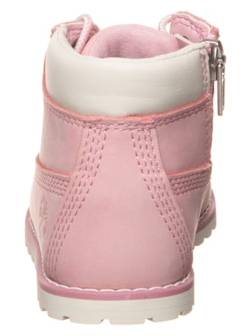 Timberland Leren boots "Pokeypine 6in" lichtroze