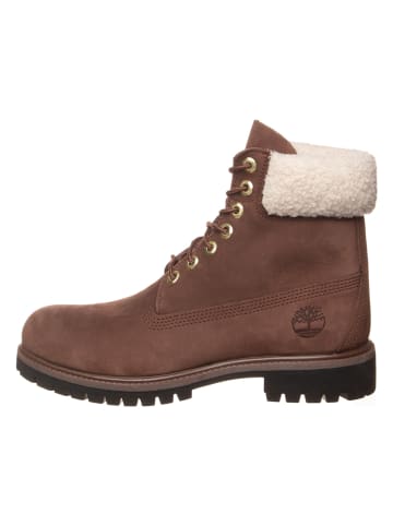 Timberland Leder-Boots "6" Prem" in Braun