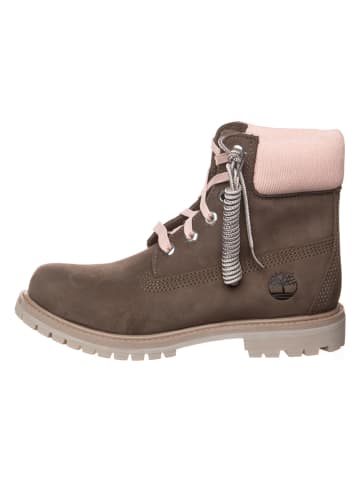 Timberland Leder-Boots "6" Prem" in Braun