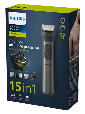 Philips Trymer "Series 7000" w kolorze srebrnym