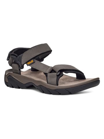 Teva Leder-Trekkingsandalen "Terra Fi 5 Universal" in Grau