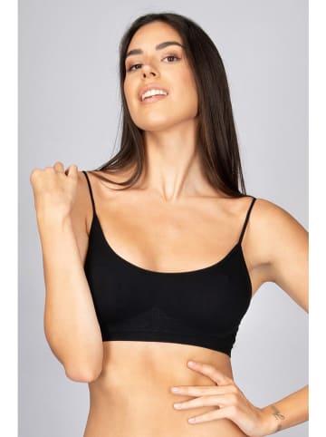 Intimidea Bustier in Schwarz