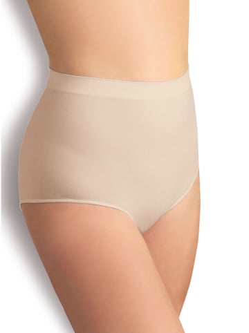 Intimidea Pełne figi high waist w kolorze beżowym