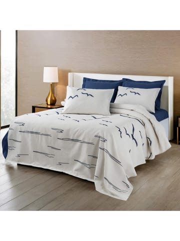 Elizabed 3-delige bedspreiset wit