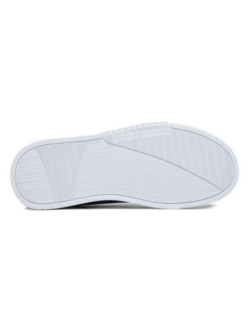 Tommy Hilfiger Shoes Leder-Sneakers in Schwarz/ Weiß