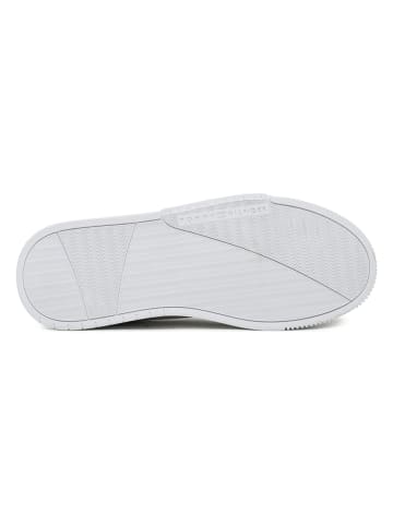 Tommy Hilfiger Shoes Leder-Sneakers in Weiß/ Schwarz