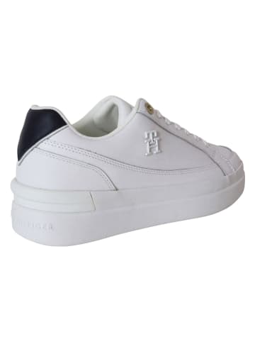 Tommy Hilfiger Shoes Leder-Sneakers in Weiß