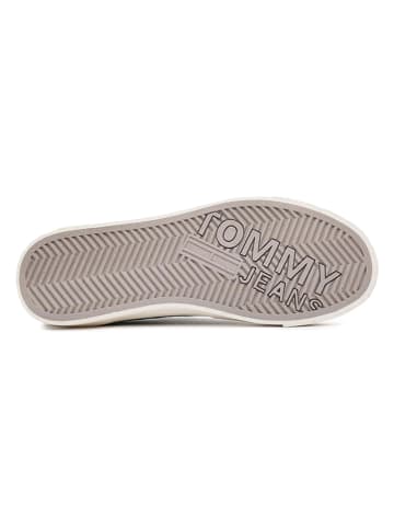 Tommy Hilfiger Shoes Leder-Sneakers in Schwarz/ Weiß