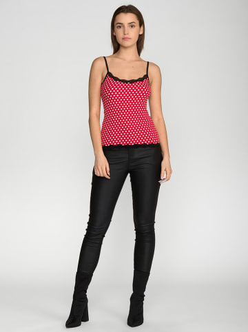 Pussy Deluxe Top "Dotties Classic" rood