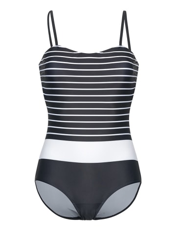 Pussy Deluxe Badeanzug "Harmony" in Schwarz/ Weiß