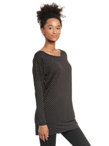 Pussy Deluxe Longsleeve "Little Dots" in Schwarz