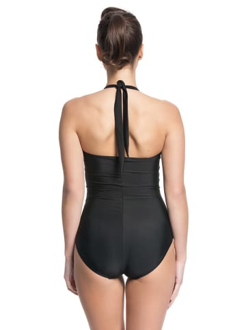 Pussy Deluxe Badeanzug "Roxy" in Schwarz/ Rot