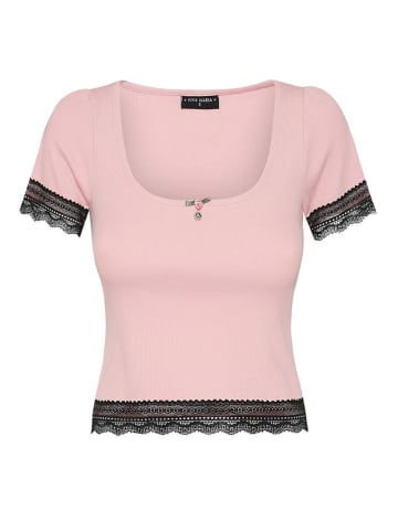 Vive Maria Koszulka "Sweet Cropped" w kolorze jasnoróżowym